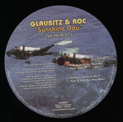 Cover Glaubitz & Roc - Sunshine Day (The Remixes) (12) Schallplatten Ankauf