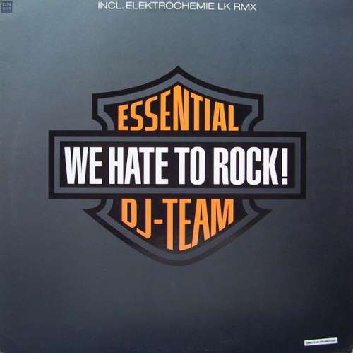 Cover Essential DJ-Team - We Hate To Rock! (12) Schallplatten Ankauf