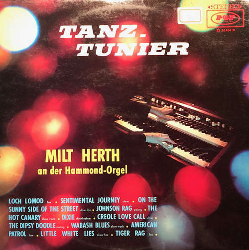 Cover Milt Herth - Tanz Turnier - Strict Danse Tempo (LP, Album) Schallplatten Ankauf