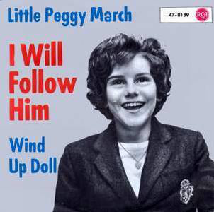 Cover Little Peggy March* - I Will Follow Him (7, Single, Mono) Schallplatten Ankauf