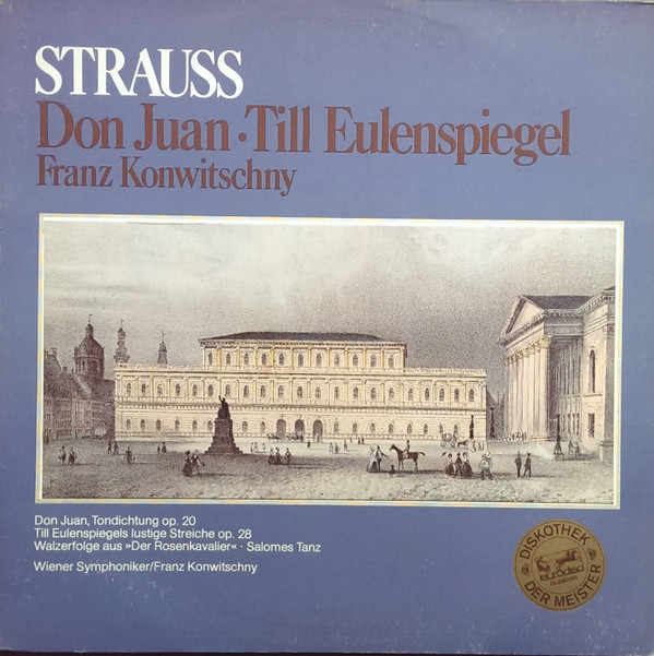 Cover Strauss*, Franz Konwitschny - Don Juan - Till Eulenspiegel (LP, Club, RE, S/Edition) Schallplatten Ankauf