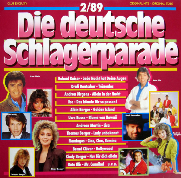 Cover Various - Die Deutsche Schlagerparade 2/89 (LP, Comp, Club) Schallplatten Ankauf