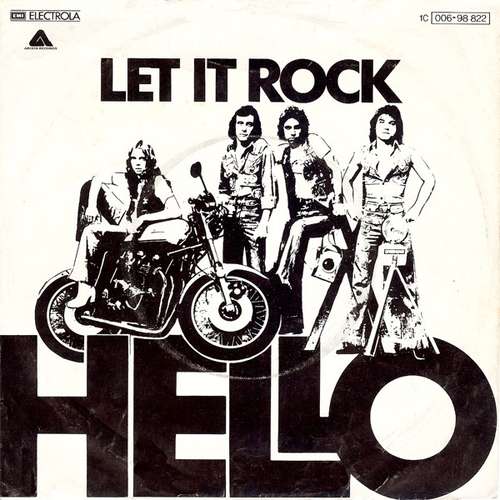 Cover zu Hello - Let It Rock (7, Single) Schallplatten Ankauf