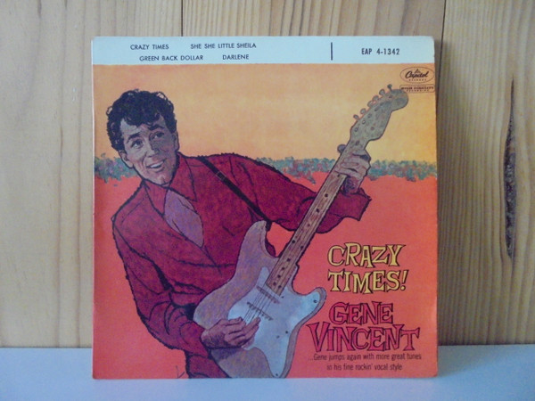 Cover Gene Vincent - Crazy Times (7, EP) Schallplatten Ankauf