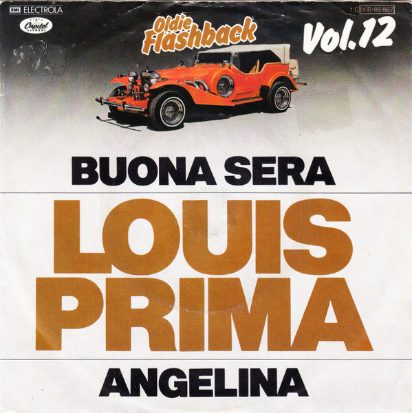 Cover Louis Prima - Buona Sera / Angelina (7, Single) Schallplatten Ankauf