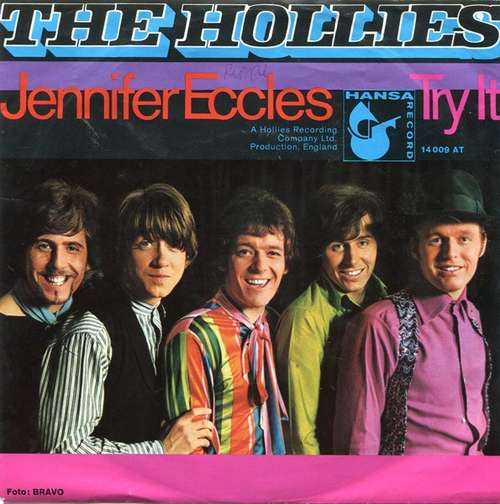 Cover The Hollies - Jennifer Eccles / Try It (7, Single, Mono) Schallplatten Ankauf