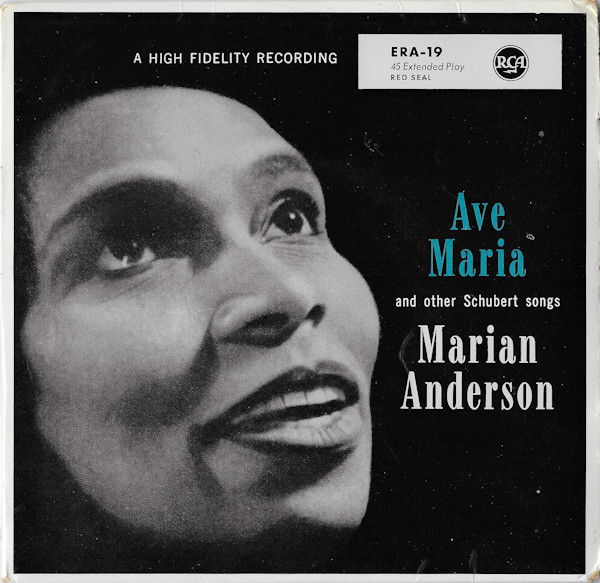 Cover Marian Anderson - Ave Maria And Other Schubert Songs (7, EP) Schallplatten Ankauf