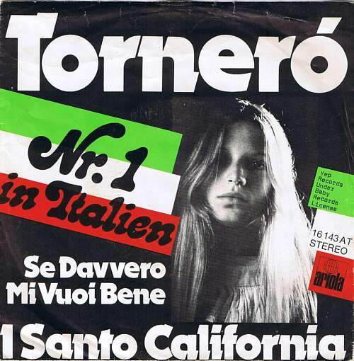Cover I Santo California - Torneró (7, Single) Schallplatten Ankauf