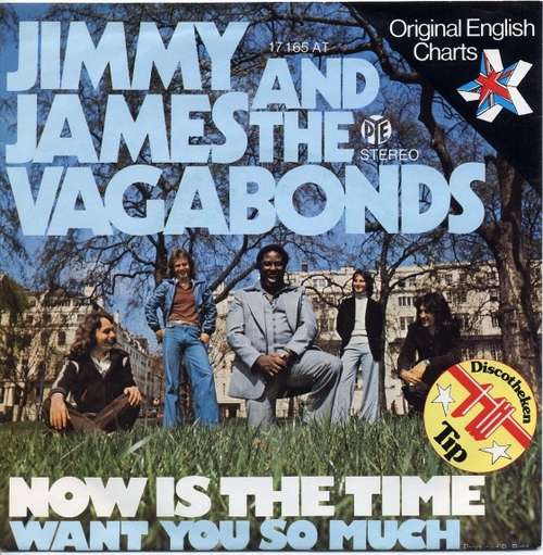 Cover Jimmy James And The Vagabonds* - Now Is The Time (7, Single) Schallplatten Ankauf
