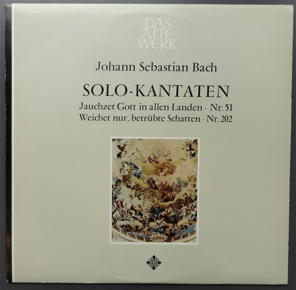 Cover Johann Sebastian Bach - Solo-Kantaten (LP, Album) Schallplatten Ankauf