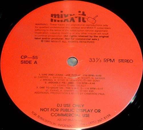 Cover Various - Mixx-It 55 (12, Comp, Promo) Schallplatten Ankauf