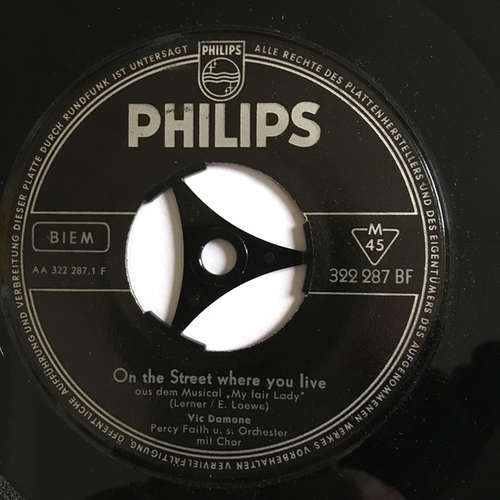 Cover Various - On the Street Where You Live (7, Single) Schallplatten Ankauf