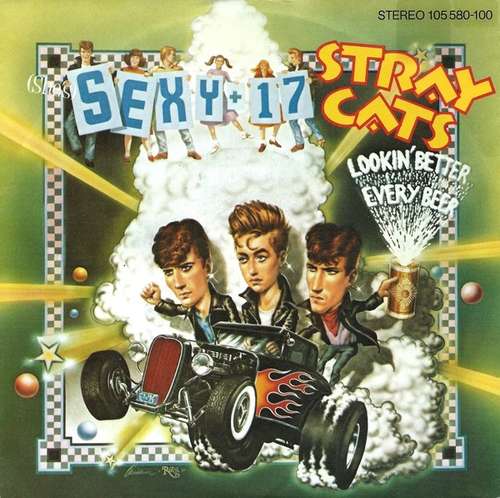 Cover Stray Cats - (She's) Sexy + 17 (7, Single) Schallplatten Ankauf
