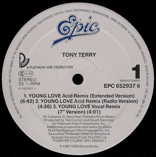 Cover Tony Terry - Young Love (12, Maxi) Schallplatten Ankauf