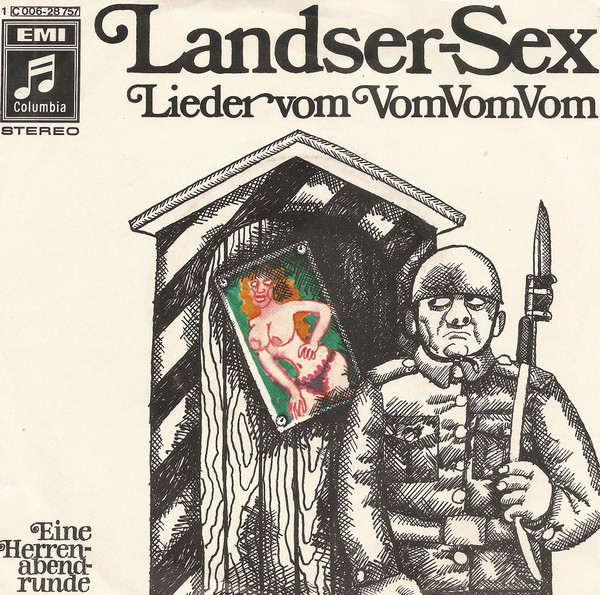 Cover Eine Herrenabendrunde - Landser-Sex (7, Single) Schallplatten Ankauf