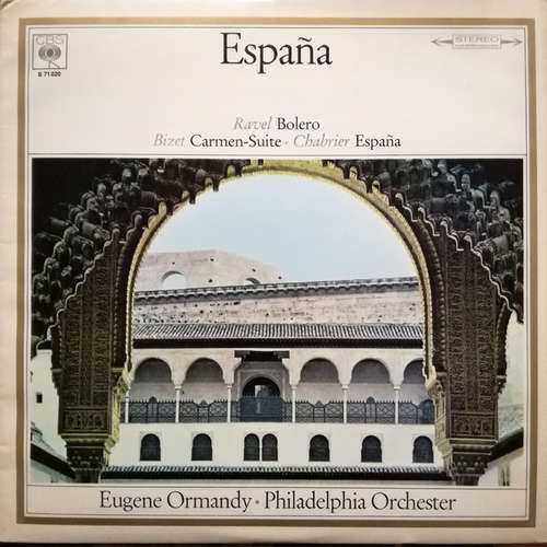 Cover Ravel*, Bizet*, Chabrier*, Eugene Ormandy, Philadelphia Orchester* - España - Bolero, Carmen-Suite, España (LP, Album) Schallplatten Ankauf