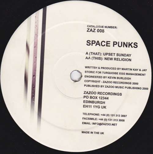 Cover Space Punks* - Upset Sunday / New Religion (12) Schallplatten Ankauf