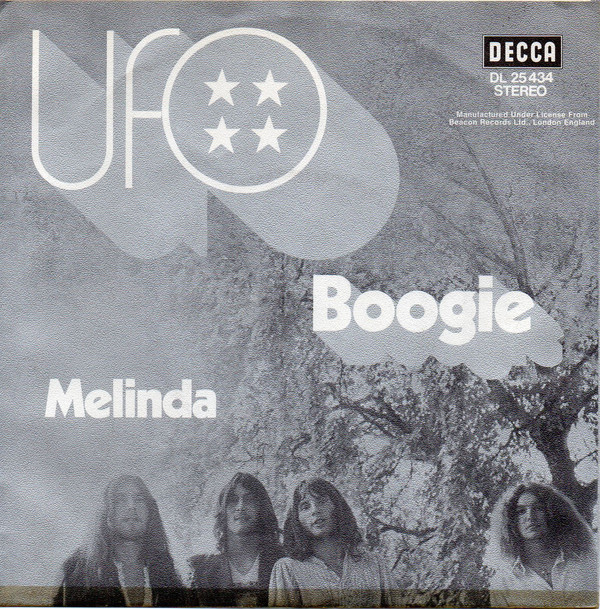 Cover UFO (5) - Boogie / Melinda (7, Single) Schallplatten Ankauf