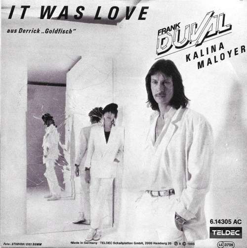 Cover Frank Duval - Kalina Maloyer - It Was Love (7, Single) Schallplatten Ankauf