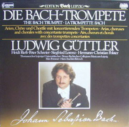 Cover Ludwig Güttler - Die Bach-Trompete (LP) Schallplatten Ankauf