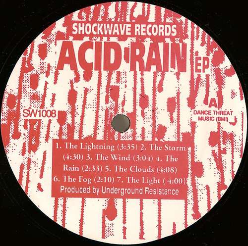Cover Underground Resistance - Acid Rain EP (12, EP) Schallplatten Ankauf