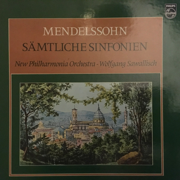 Cover Mendelssohn* - New Philharmonia Orchestra, Wolfgang Sawallisch - Sämtliche Sinfonien (4xLP, RE) Schallplatten Ankauf