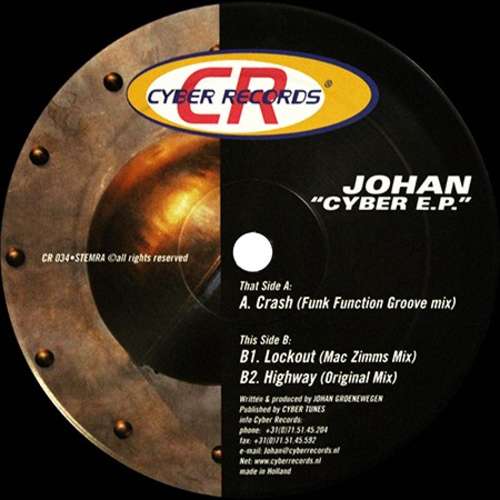 Cover Cyber EP Schallplatten Ankauf