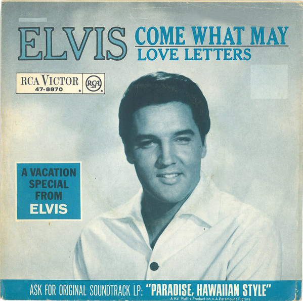 Cover Elvis* - Love Letters / Come What May (7, Single, V3 ) Schallplatten Ankauf