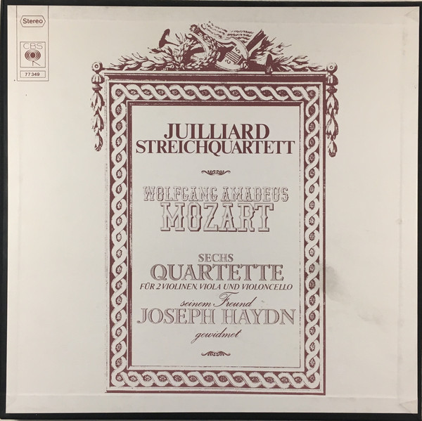 Cover Juilliard Streichquartett*, Wolfgang Amadeus Mozart - Sechs Quartette Für Violinen, Viola Und Violoncello (3xLP, Album + Box) Schallplatten Ankauf