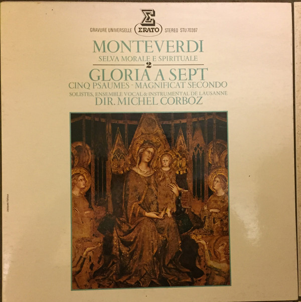 Cover Monteverdi*, Solistes*, Ensemble Vocal* & Instrumental De Lausanne* Dir. Michel Corboz - Selva Morale E Spirituale - 2 - Gloria A Sept - Cinq Psaumes - Magnificat Secondo (LP) Schallplatten Ankauf