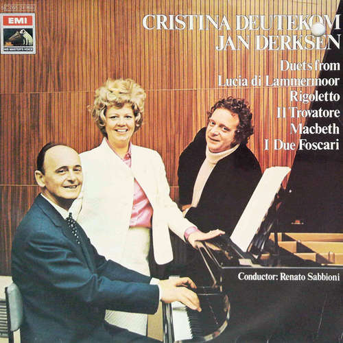 Cover Cristina Deutekom, Jan Derksen, Renato Sabbioni - Duets (LP) Schallplatten Ankauf