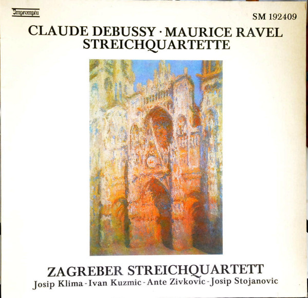 Cover Claude Debussy / Maurice Ravel - Zargreber Streichqaurtett* - Streichquartette (LP) Schallplatten Ankauf