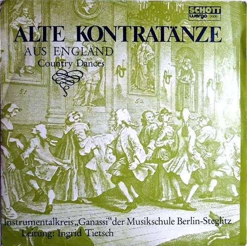 Bild Instrumentalkreis Ganassi Der Musikschule Berlin-Steglitz - Alte Kontratänze Aus England (7, EP) Schallplatten Ankauf