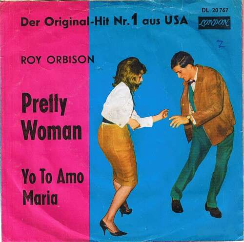 Cover Roy Orbison - Pretty Woman (7, Single) Schallplatten Ankauf