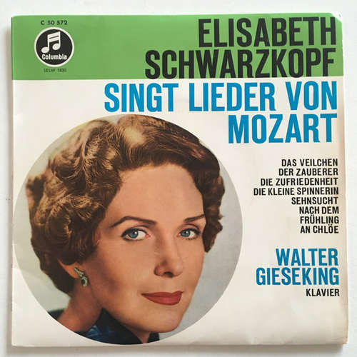 Cover Elisabeth Schwarzkopf - singt Lieder von Mozart (7) Schallplatten Ankauf