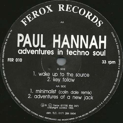 Cover Adventures In Techno Soul Schallplatten Ankauf
