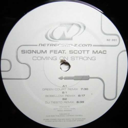 Cover Signum Feat. Scott Mac - Coming On Strong (2x12) Schallplatten Ankauf