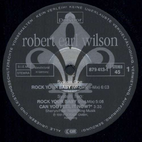 Cover Robert Earl Wilson - Rock Your Baby (12) Schallplatten Ankauf