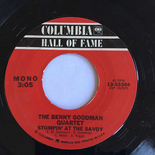 Cover The Benny Goodman Quartet / Benny Goodman And His Orchestra - Stompin' At The Savoy / Let's Dance (7, Mono) Schallplatten Ankauf