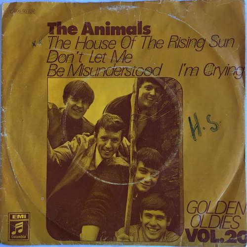 Cover The Animals - The House Of The Rising Sun / Don't Let Me Be Misunderstood / I'm Crying (7, RE) Schallplatten Ankauf