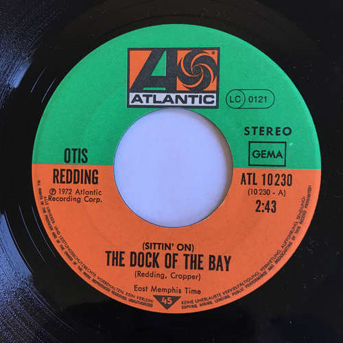 Cover Otis Redding - (Sittin' On) The Dock Of The Bay / Mr. Pitiful (7) Schallplatten Ankauf