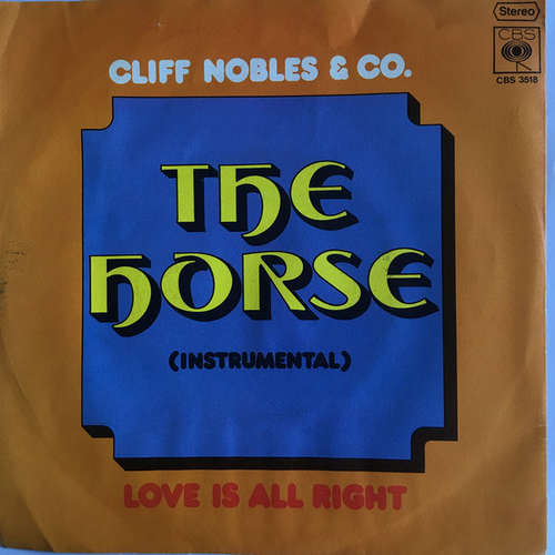 Cover Cliff Nobles & Co.* - The Horse (Instrumental) (7, Single) Schallplatten Ankauf