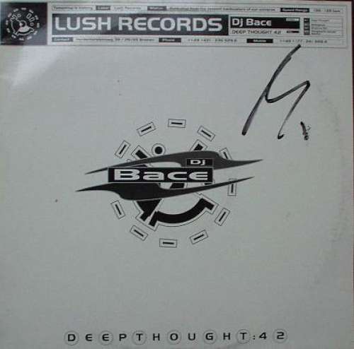 Cover DJ Bace - Deep Thought : 42 (12) Schallplatten Ankauf