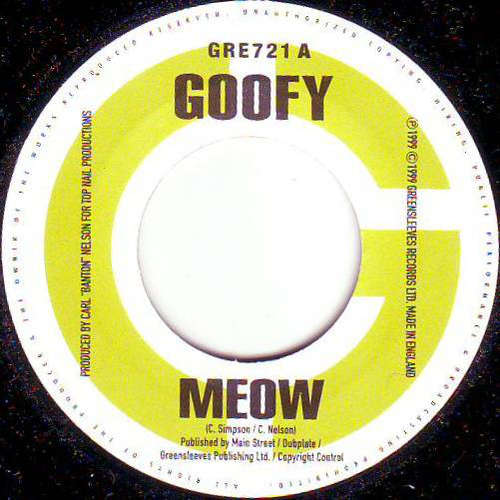 Cover Goofy / Steely & Clevie - Meow / Broke Bottle Rhythm (7) Schallplatten Ankauf