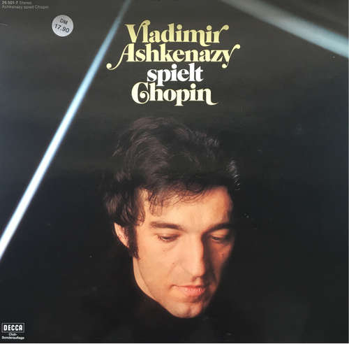 Cover Chopin*, Vladimir Ashkenazy - Vladimir Ashkenazy Spielt Chopin (LP, Comp) Schallplatten Ankauf