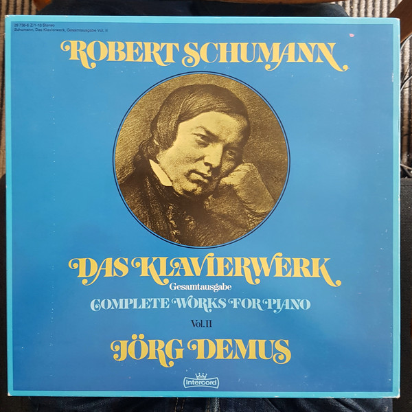 Cover Robert Schumann, Jörg Demus - Das Klavierwerk Gesamtausgabe • Complete Works For Piano • Vol. II (10xLP + Box) Schallplatten Ankauf