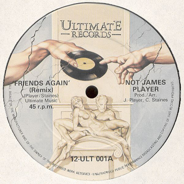 Cover Not James Player - Friends Again (Remix) (12) Schallplatten Ankauf