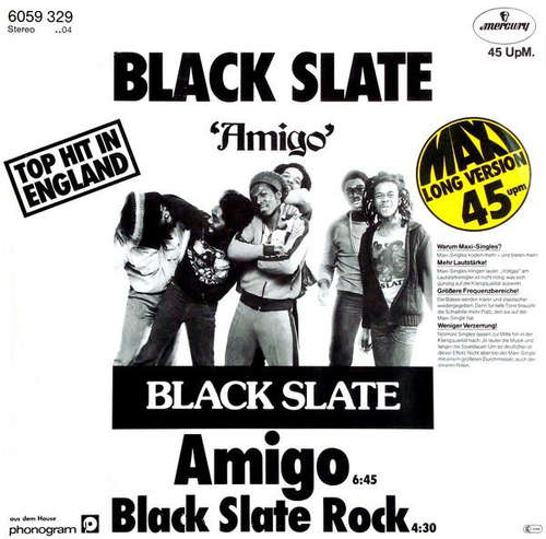 Cover Black Slate - Amigo / Black Slate Rock (12, Maxi) Schallplatten Ankauf