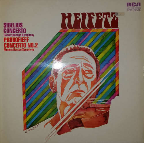 Cover Heifetz*, Sibelius*, Hendl*, Chicago Symphony*, Prokofieff*, Münch*, Boston Symphony* - Concerto / Concerto No. 2 (LP, Comp, RE) Schallplatten Ankauf