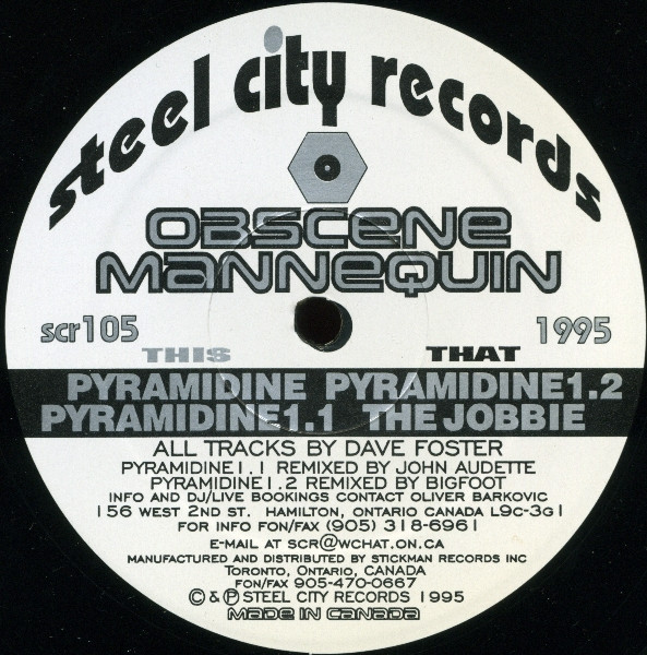 Cover Obscene Mannequin - Pyramidine (12) Schallplatten Ankauf
